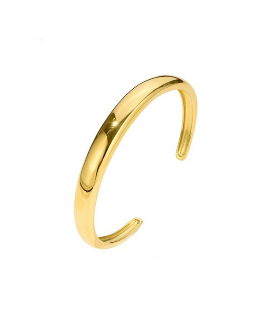 Thick bangle gold