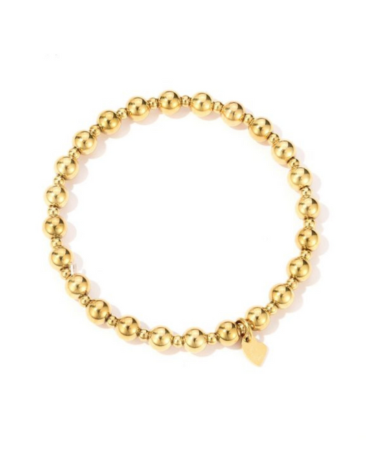 Small beads bracelet gold