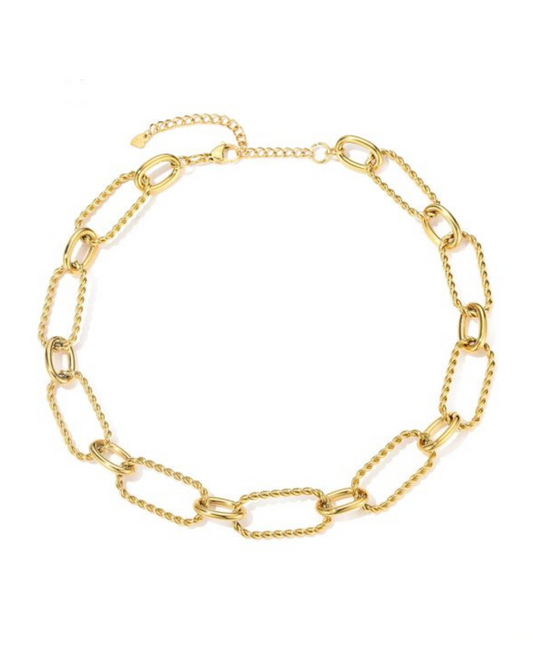 Chunky necklace gold