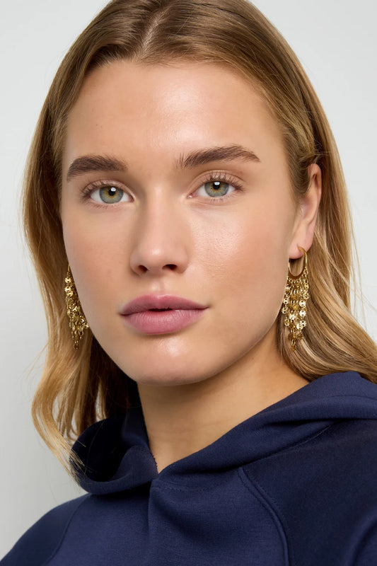 Earring tassel silver