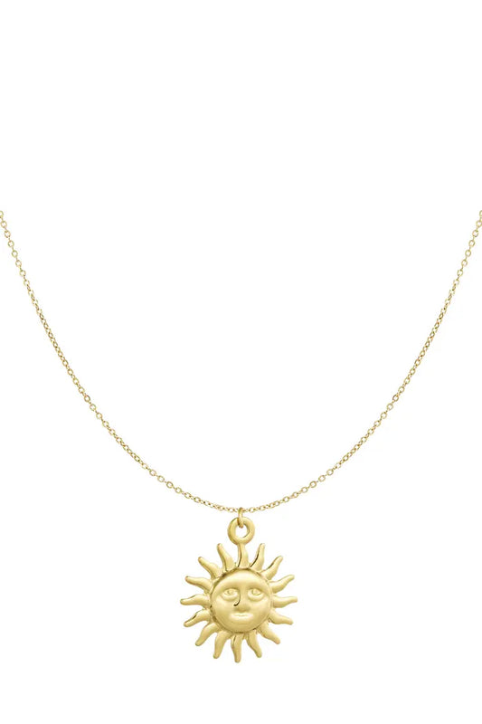 Golden hour necklace gold