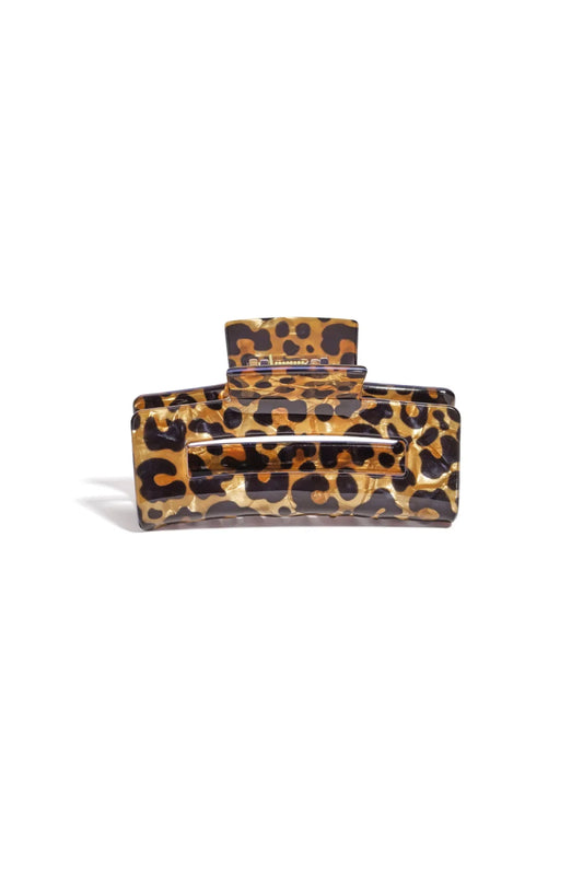 Haarclip leopard