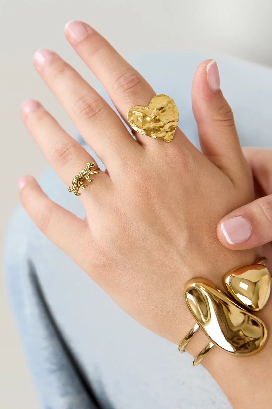 Panter ring gold