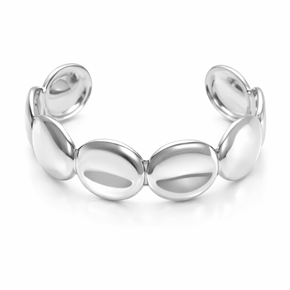 Dots bangle silver