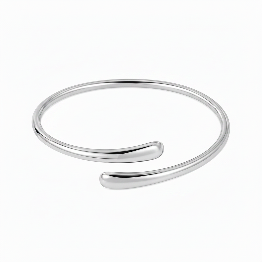 Simple bangle silver