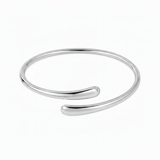 Simple bangle silver