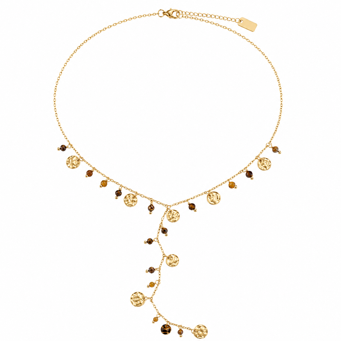 Fall necklace gold