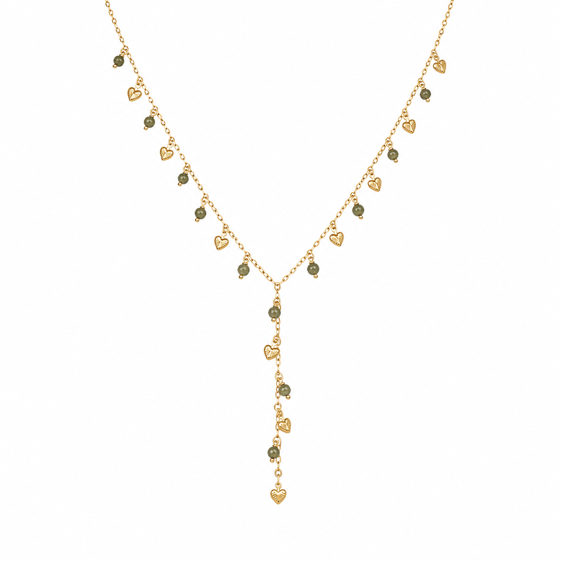 Happy heart necklace