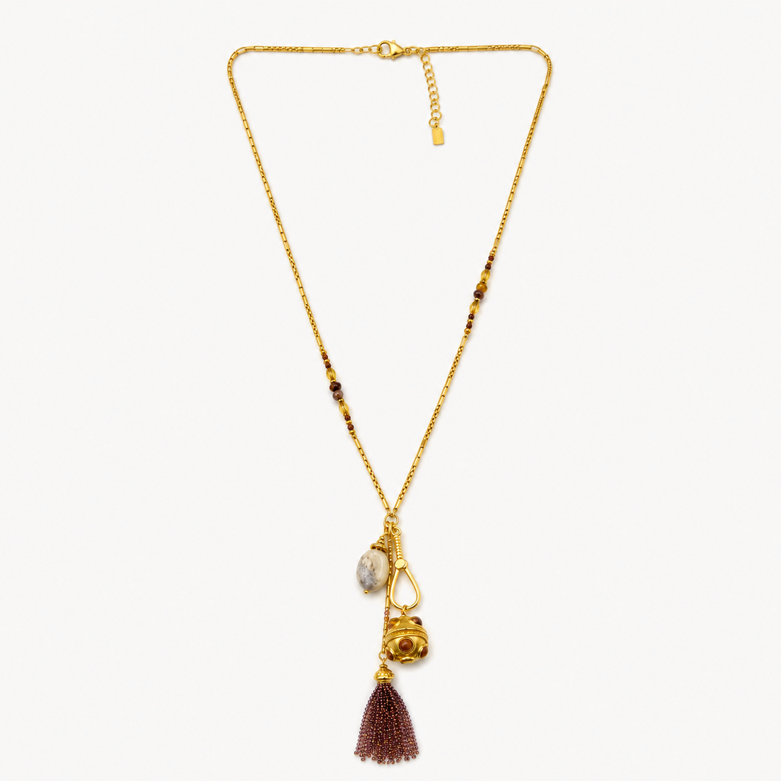 Moscow necklace long gold