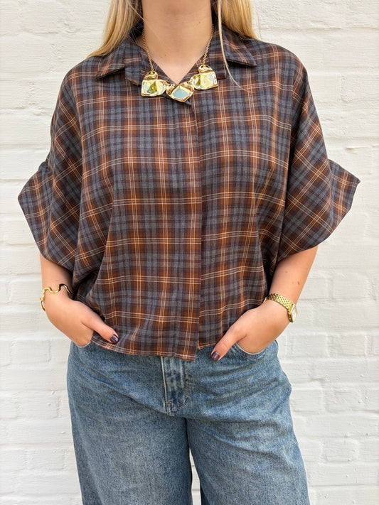 Emma blouse brown