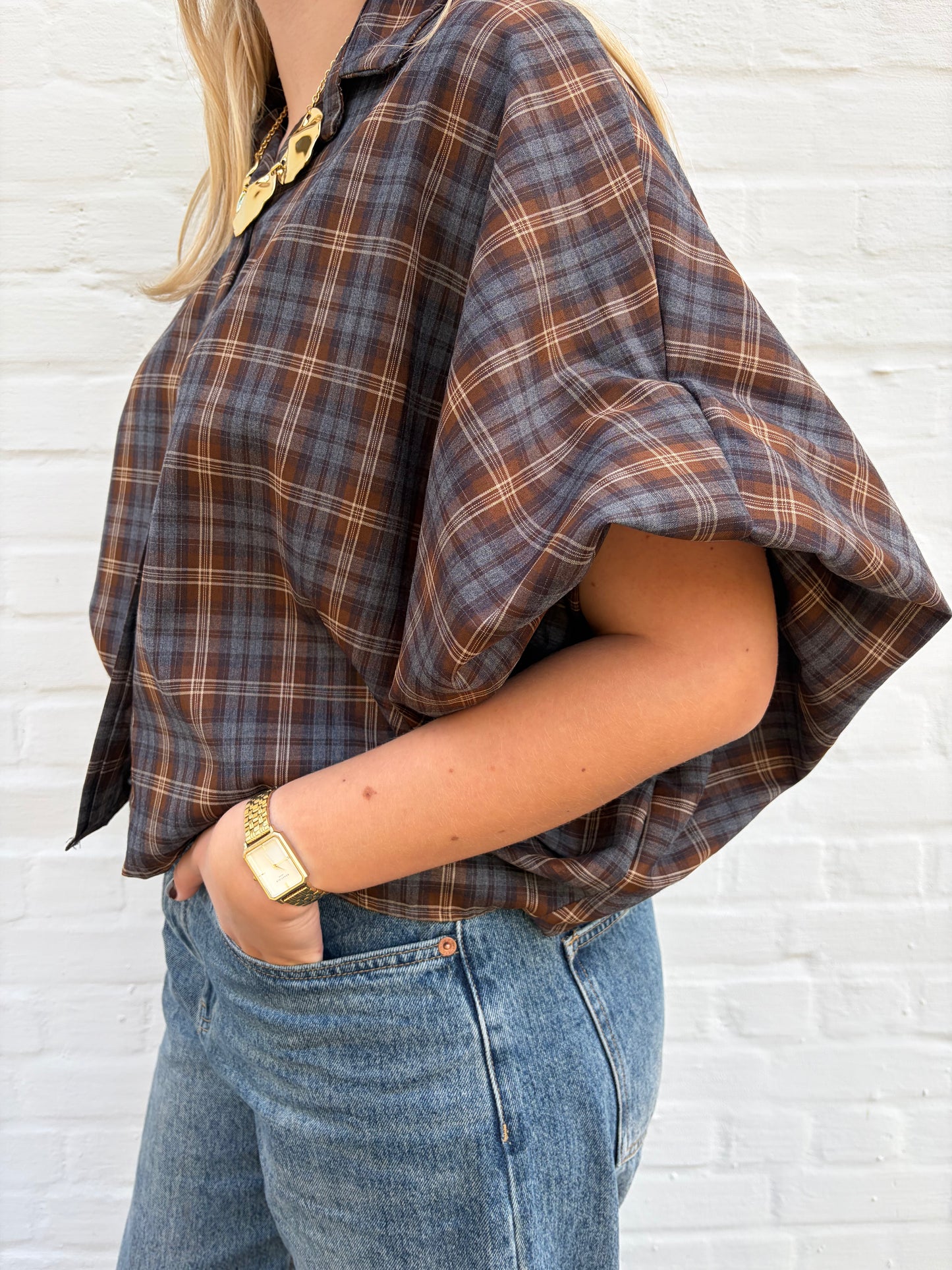 Emma blouse brown