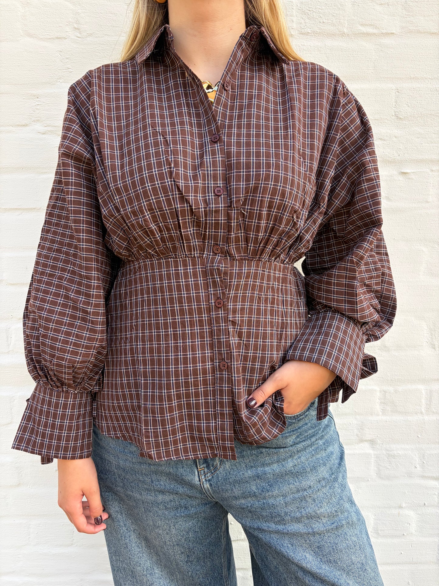 Elin blouse brown