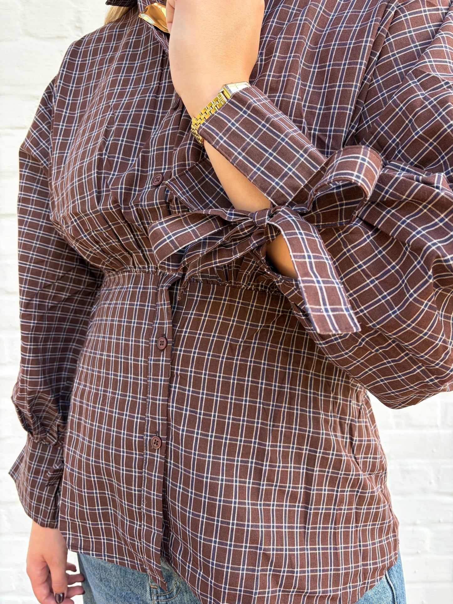 Elin blouse brown