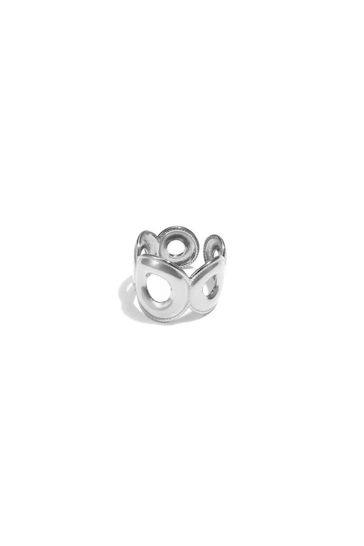 Circle ring silver