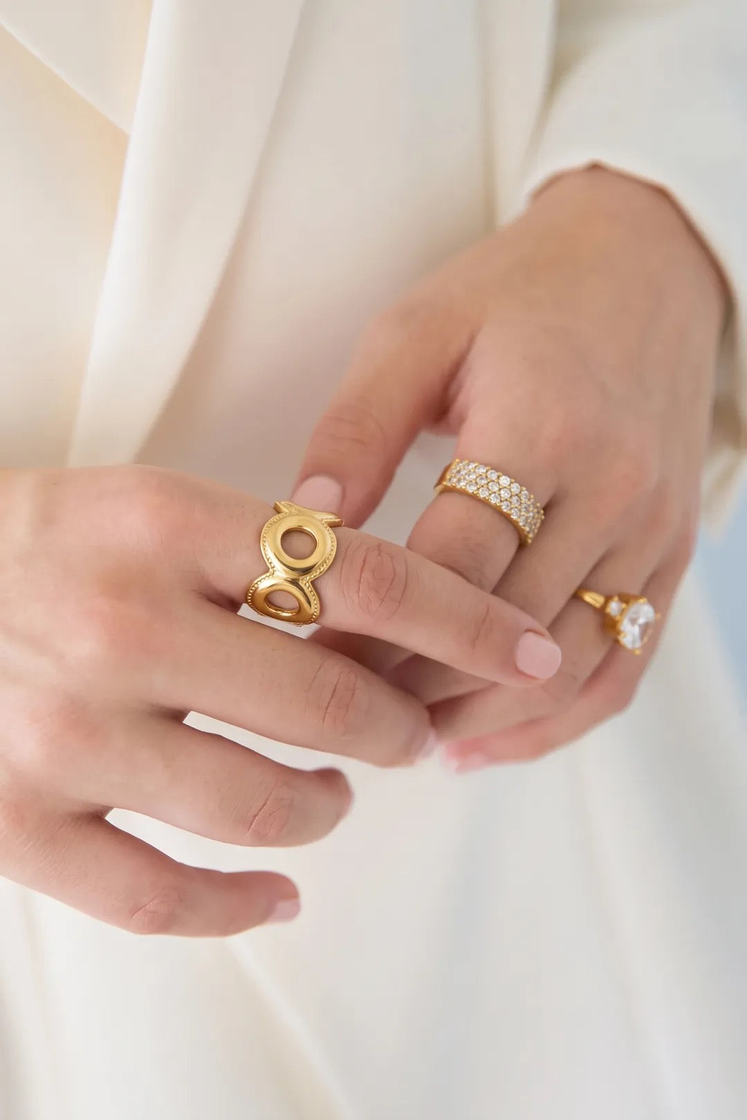Circle ring gold