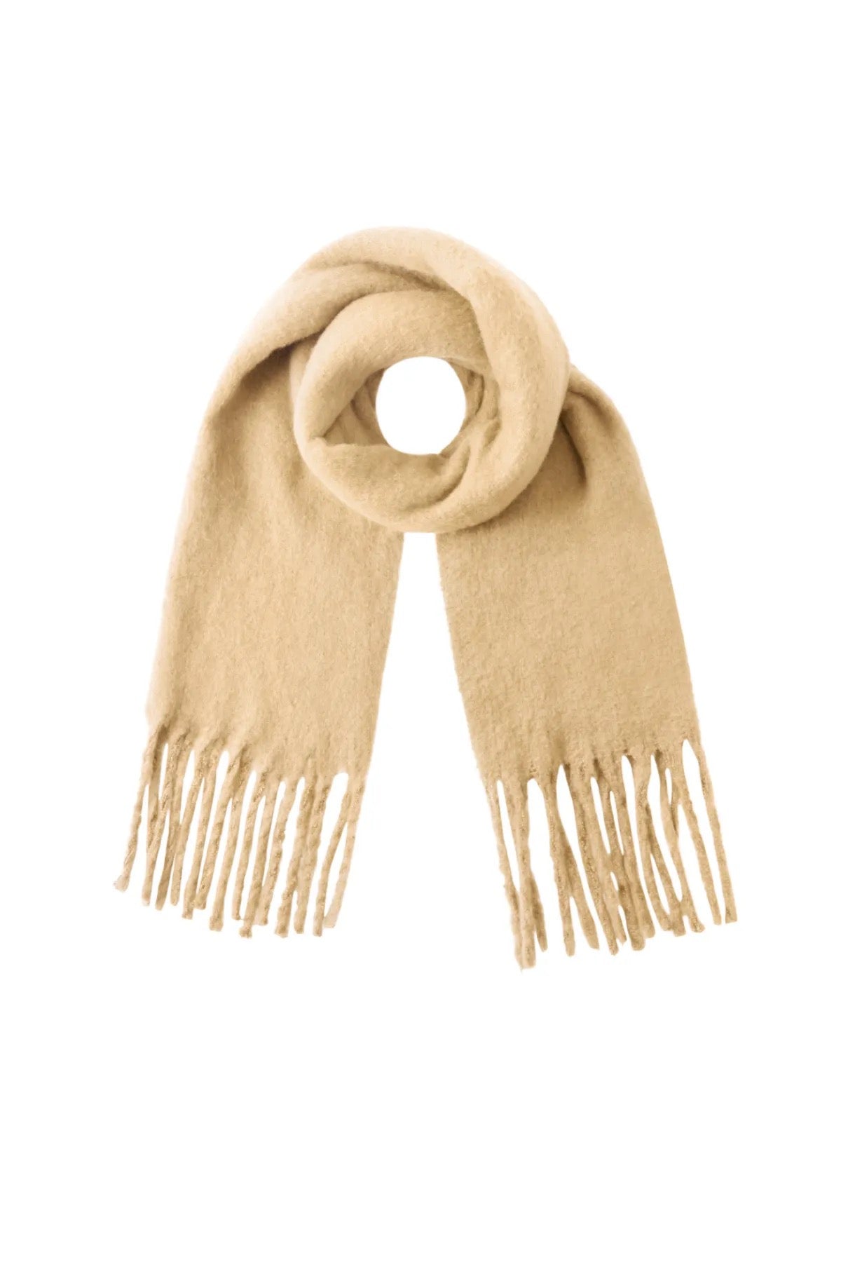 Winter scarf basic beige
