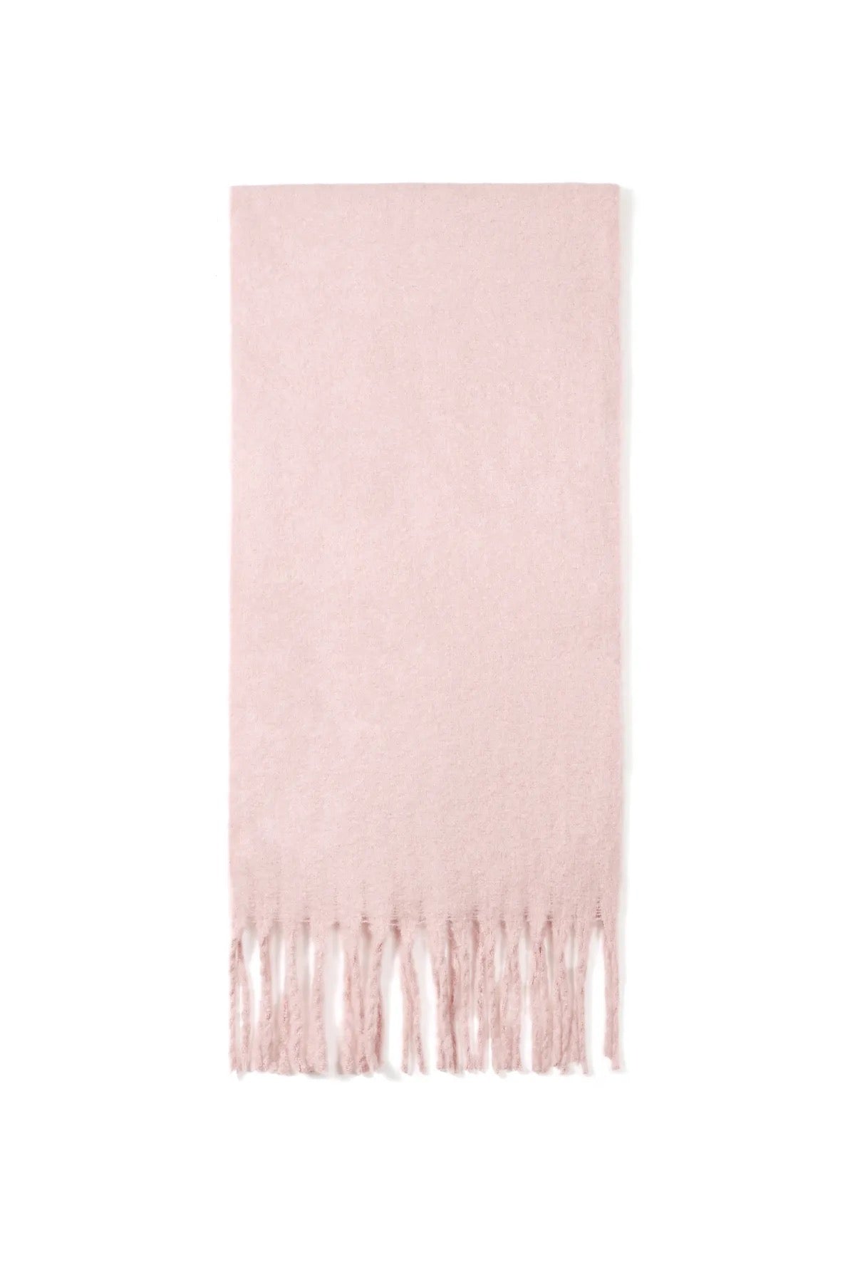 Winter scarf basic pink