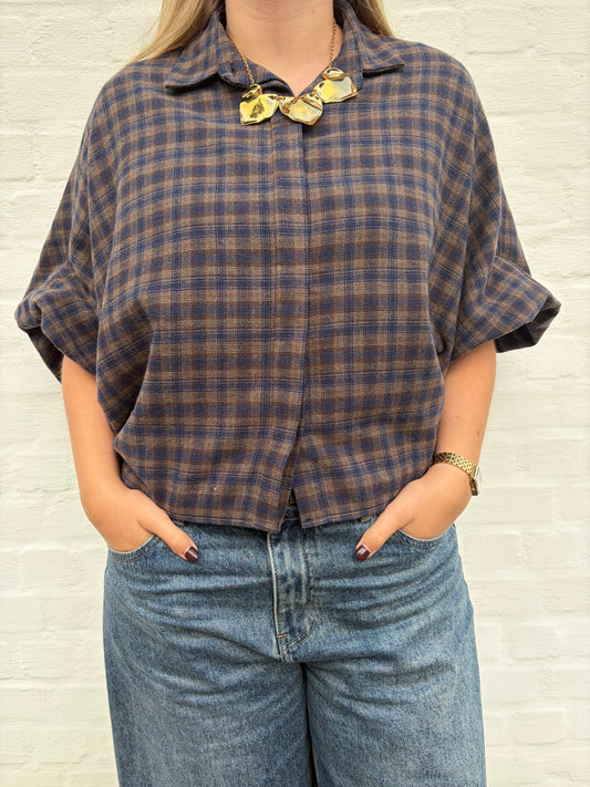 Emma blouse blue