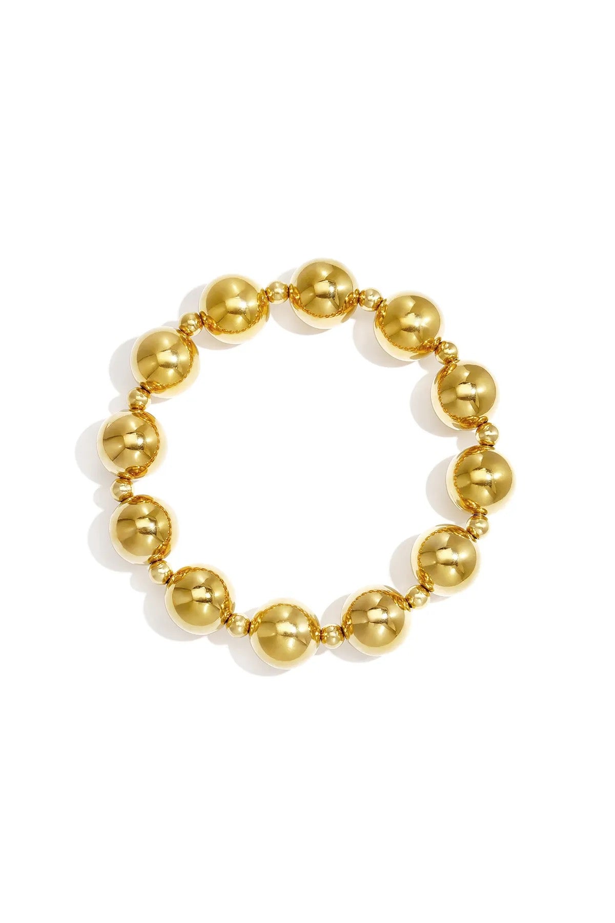 Balls bracelet gold