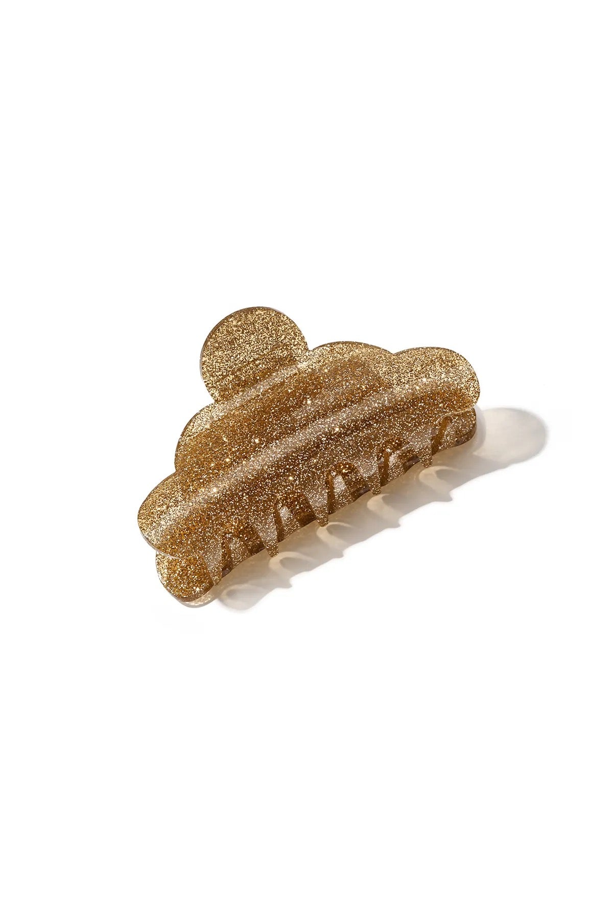 Glitter hairclip gold