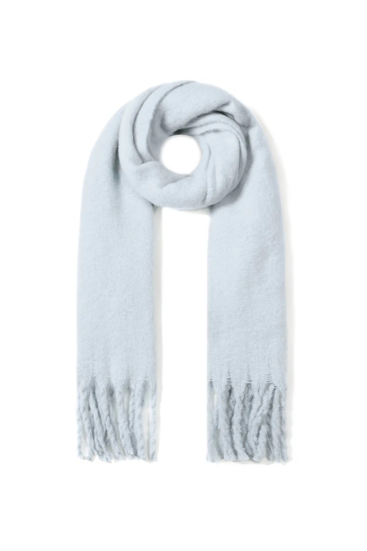 Winter scarf basic blue