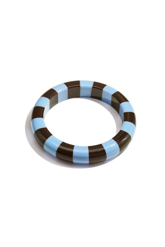 Striped bangle blue