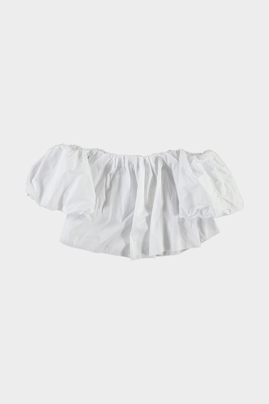 Off shoulder top white