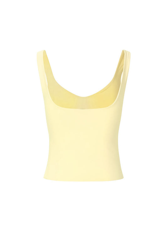 Basic top butter yellow