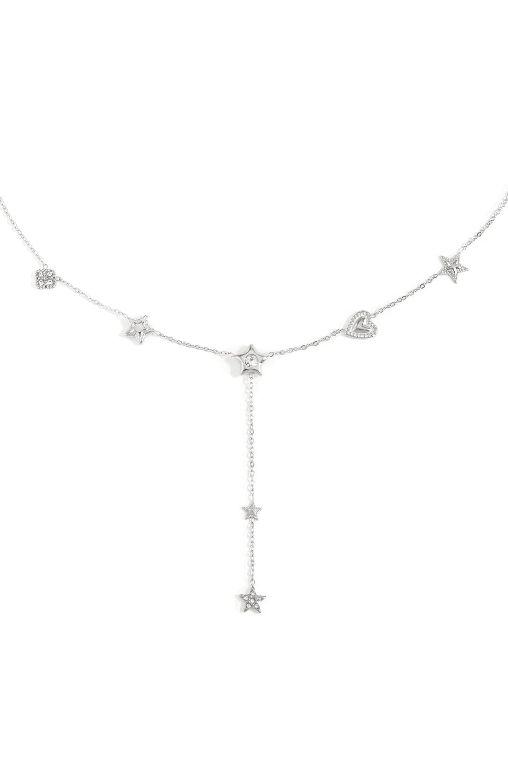 Pendant necklace star silver