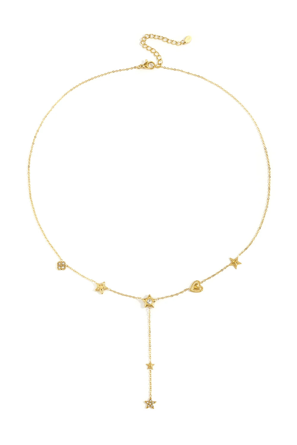 Pendant necklace star gold