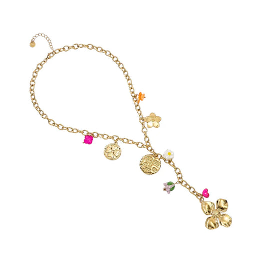 Summer necklace gold