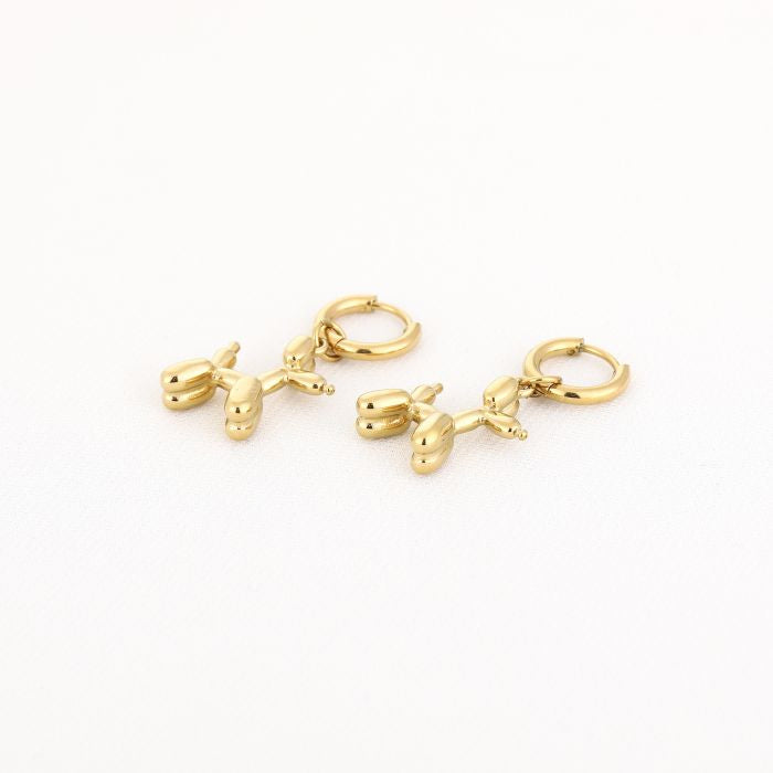 Balloon dog earring