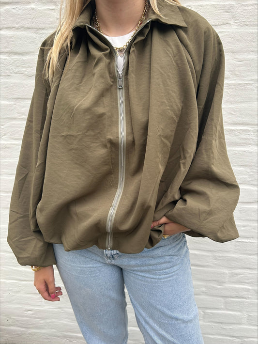 Balloon jacket green