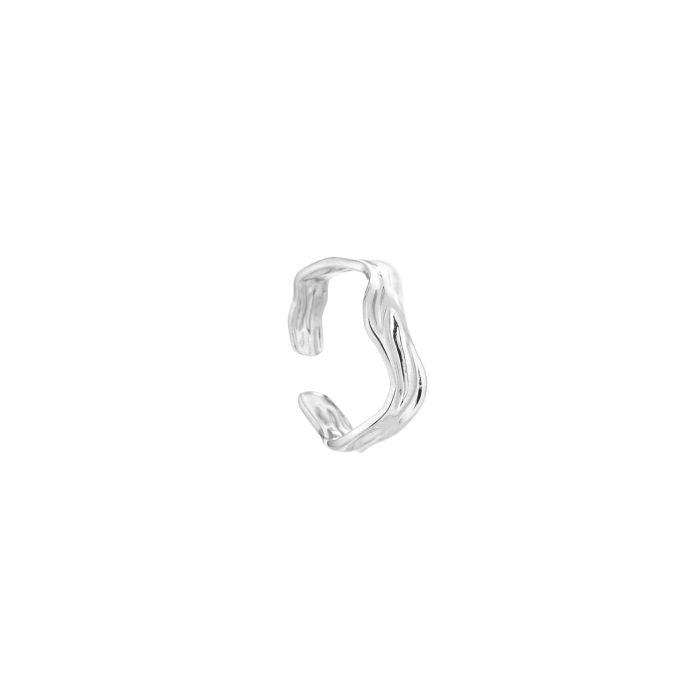 Basic wave ring silver
