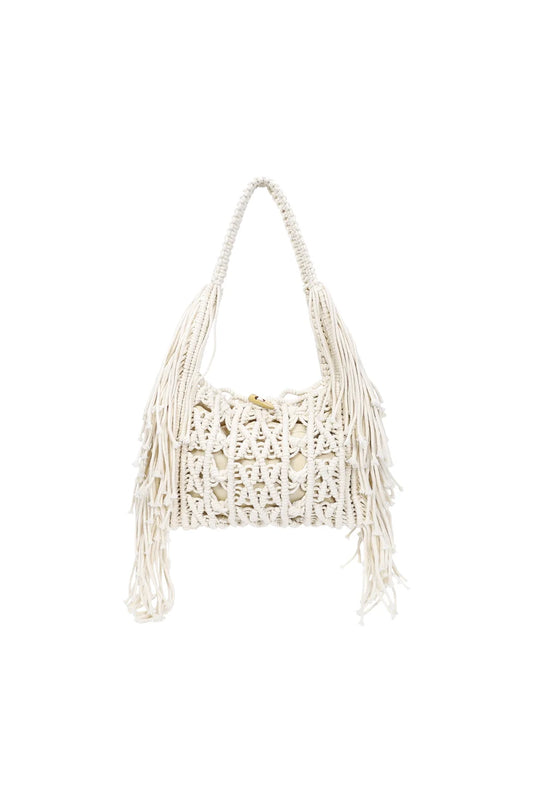 Beach bag white