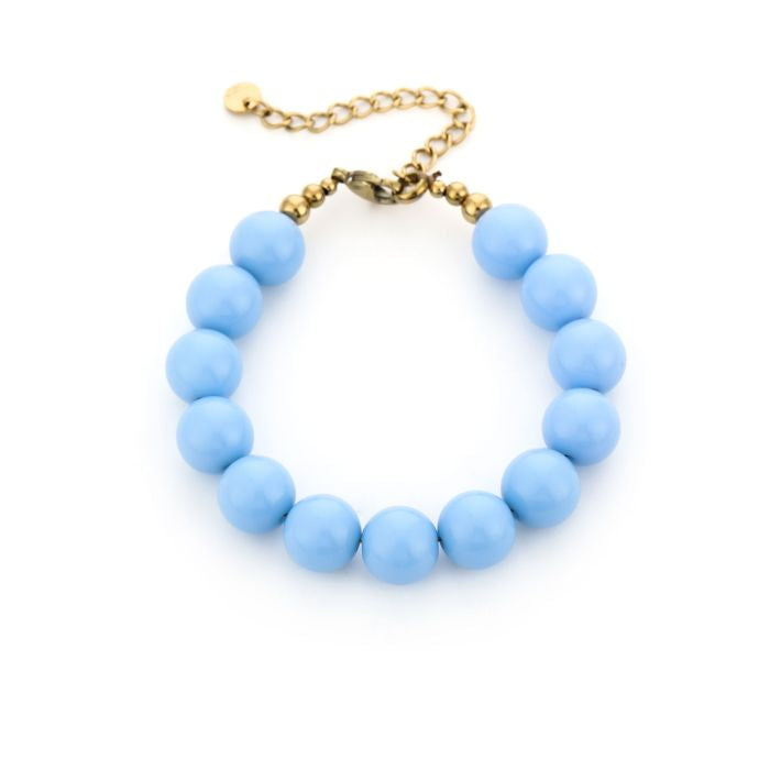 Bead bracelet blue