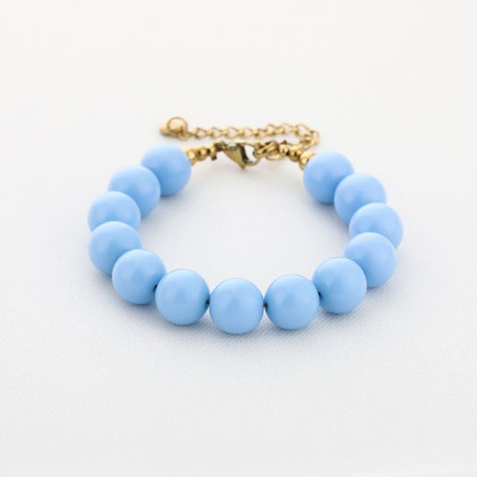 Bead bracelet blue