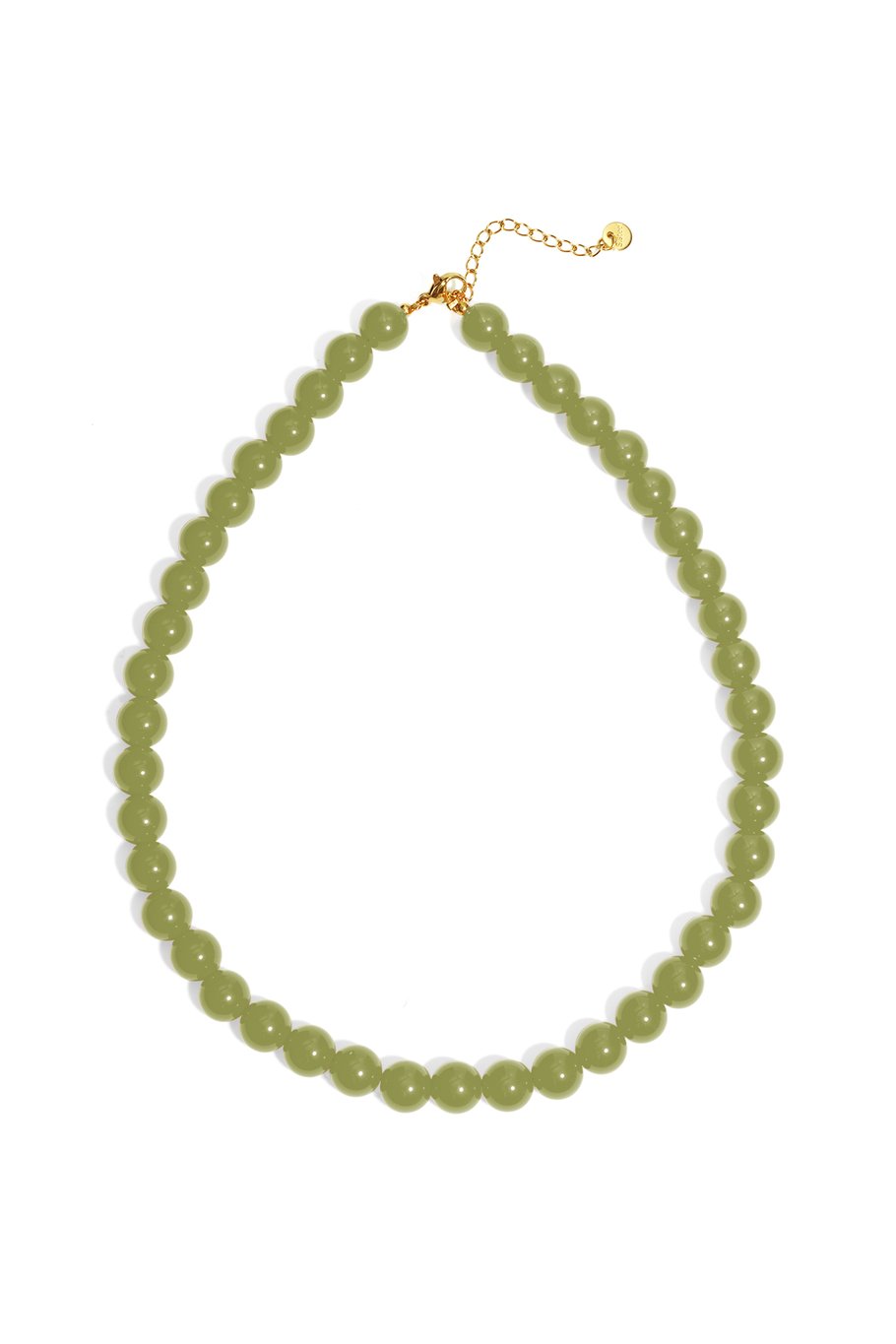 Beaded necklace green
