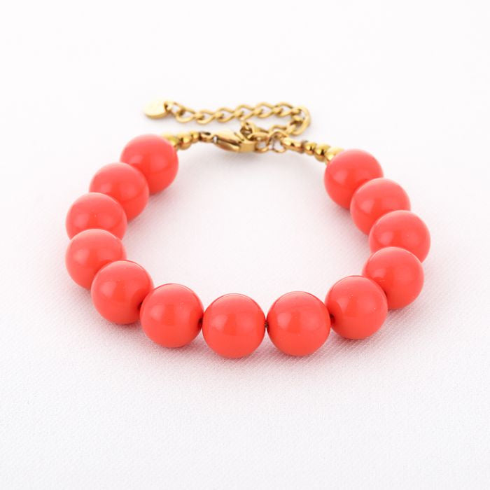 Bead bracelet orange