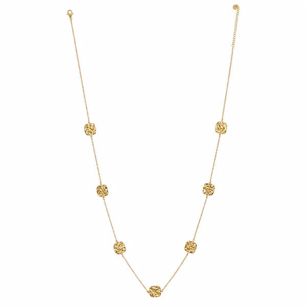 Bluff long necklace gold