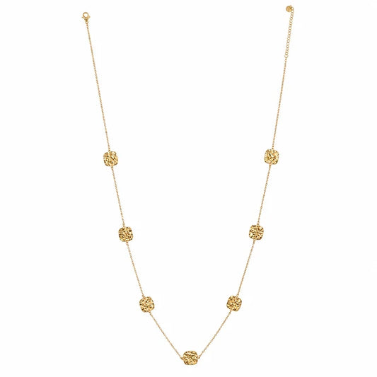 Bluff long necklace gold