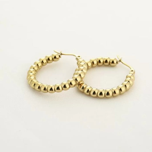 Ball hoops gold