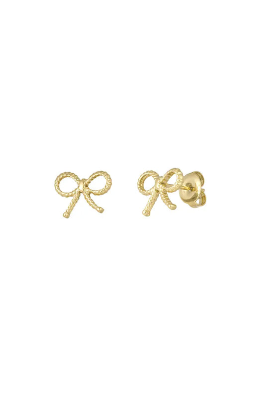 Bow studs gold