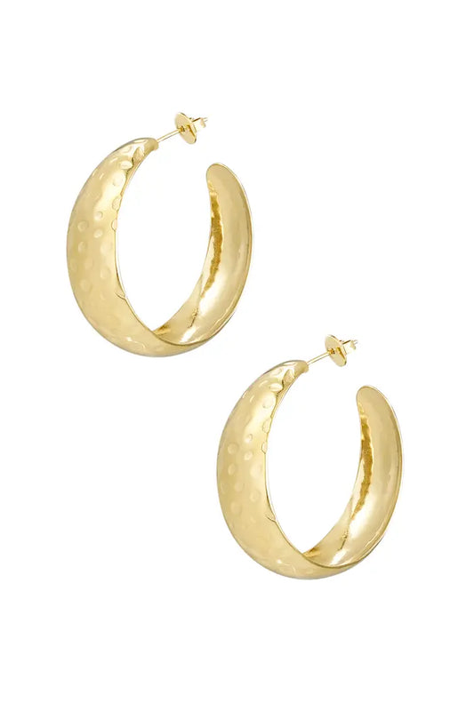 Bubbly earrings gold