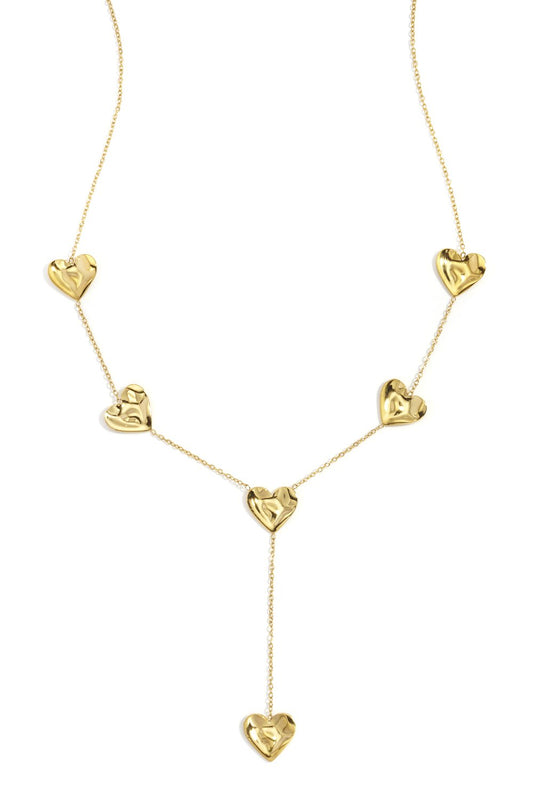 Casual heart necklace gold