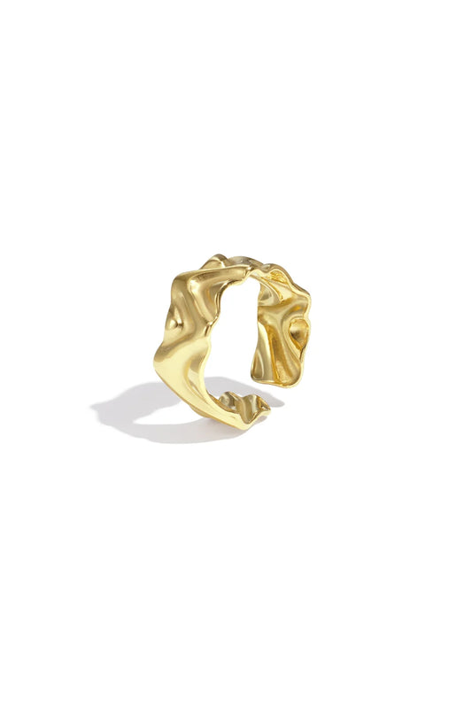casual simple ring gold.