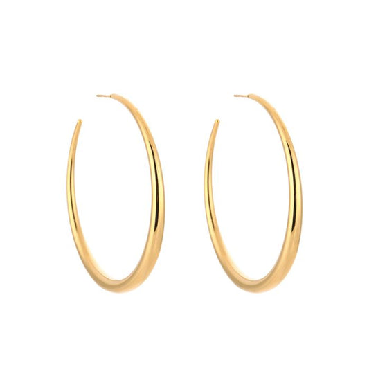 chique hoops gold