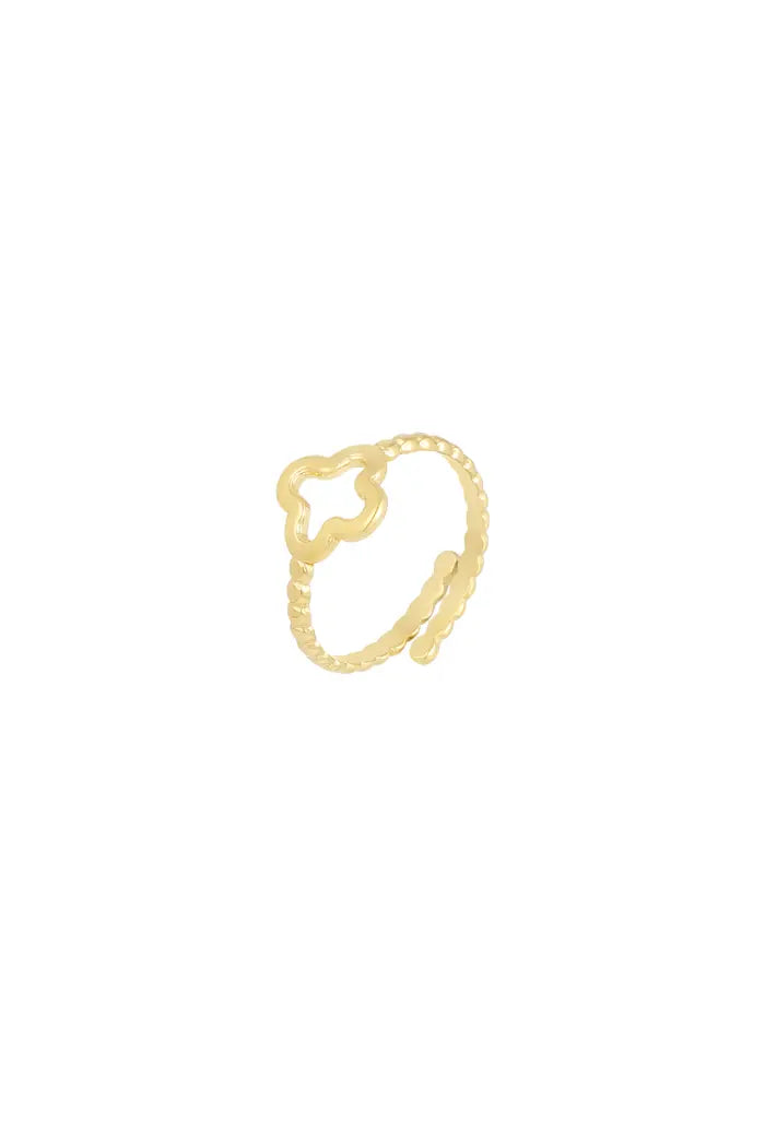 Clover ring gold