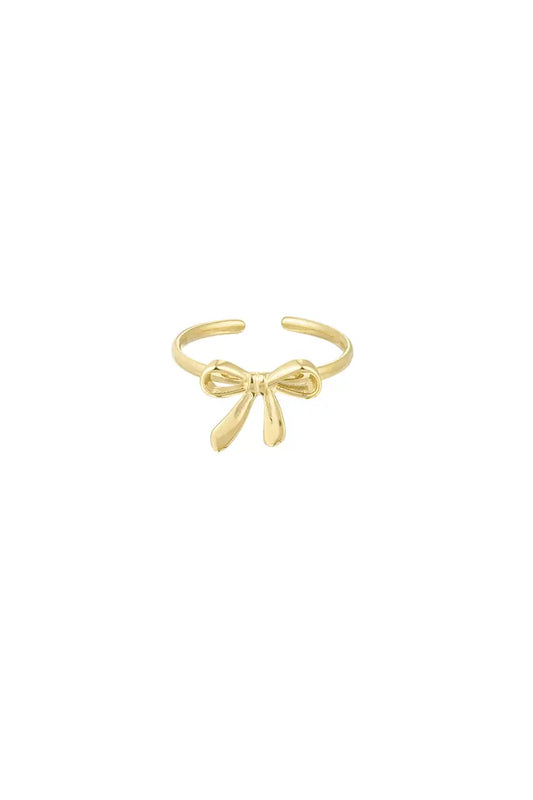 Dream bow ring gold