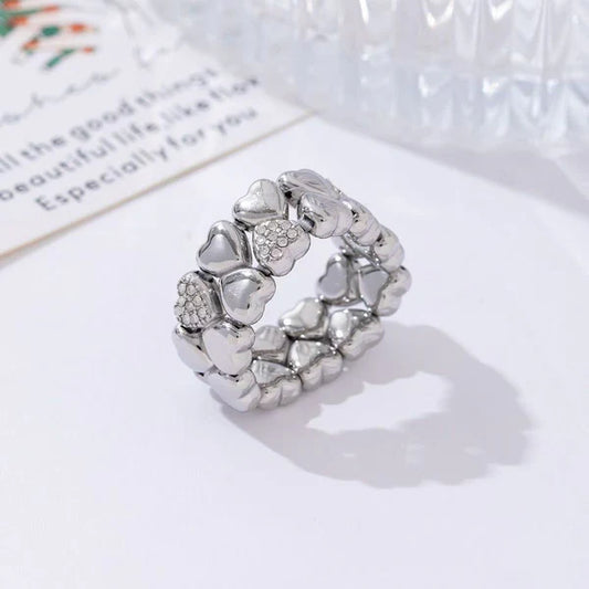 Love ring silver